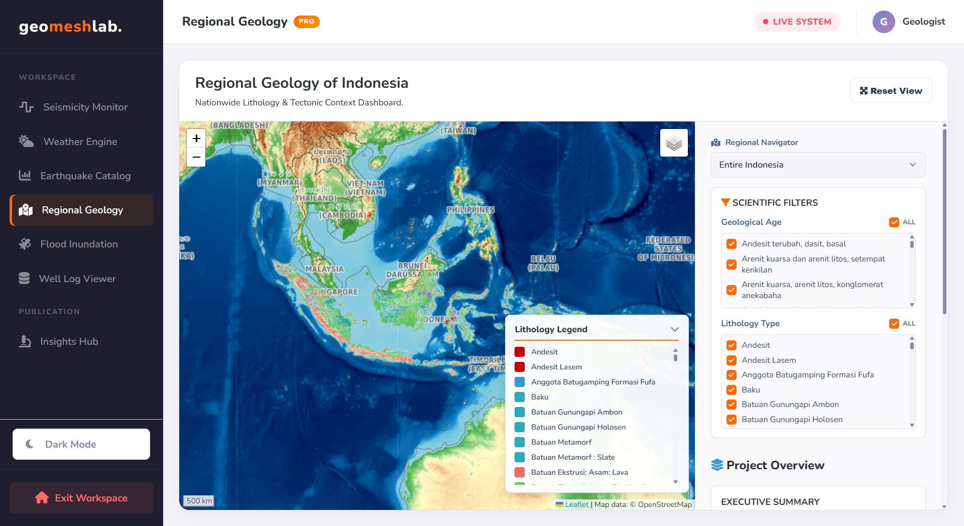 Regional Geology Map